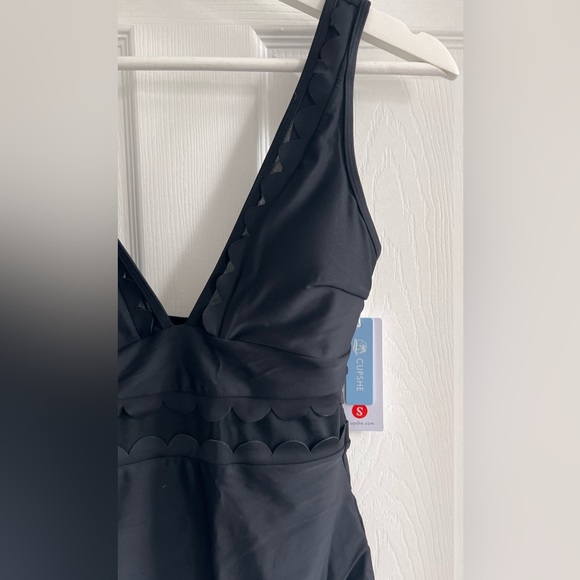 #1- NWT black one piece swimsuit cupshe size small - Picture 5 of 6